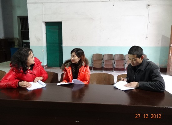 南宁柳州来宾调研组组长王彦老师与南宁武鸣县教育主管领导访谈