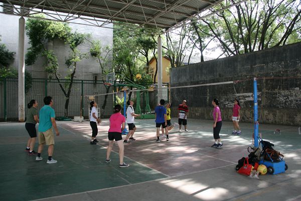 政行学院举行气排球赛庆祝教师节