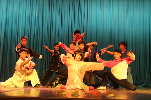 广西师大武术表演《武林风》