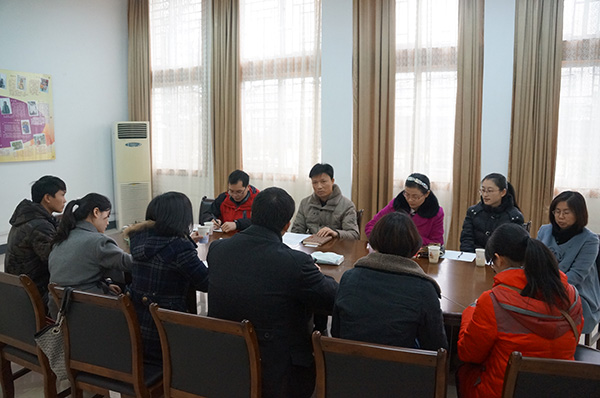 桂林旅游高等专科学校档案工作人员与我馆交流座谈