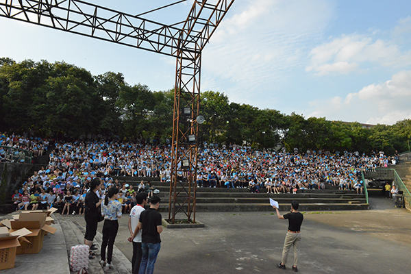 互动观众排练现场