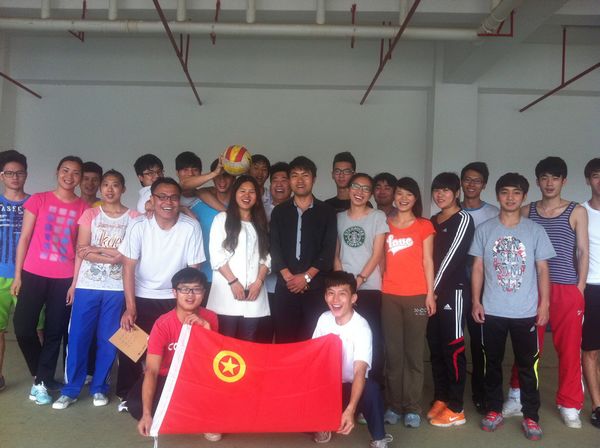 活动之后师生合影