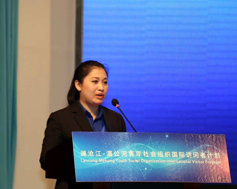 老挝领队、老挝青年联盟司司长康孔•腊达布 发言.JPG