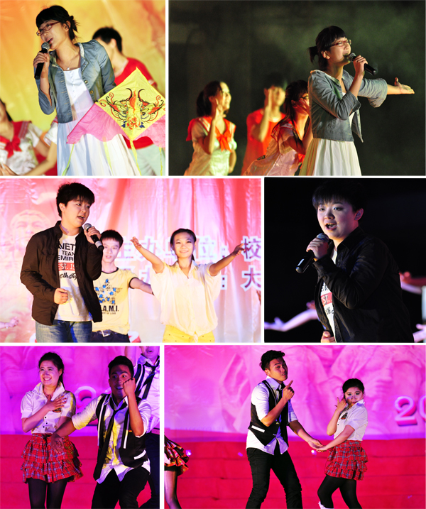 歌伴舞《梦还要飞》《梦 · 蜕变》、现代舞《美美美》