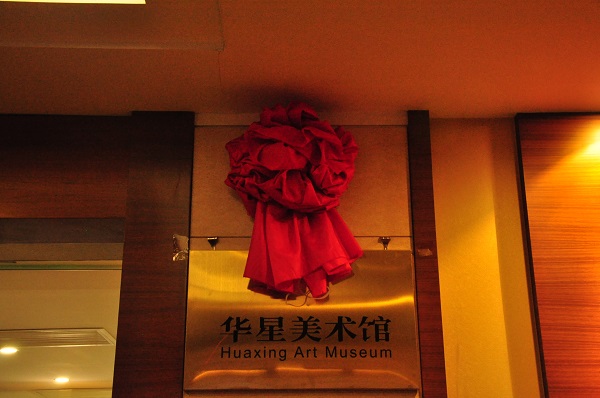 华星美术馆揭牌（大学生通讯社 苏朗摄）.