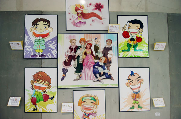 毕业生设计作品。