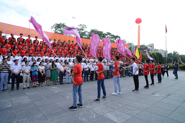 社会实践队伍代表 受旗.JPG