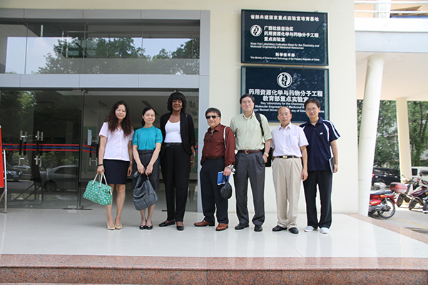 代表团访问化学与药学学院