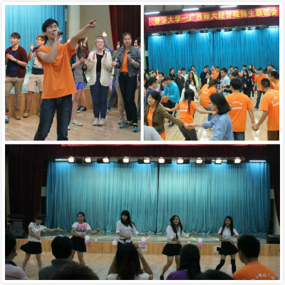 同学们欢歌热舞