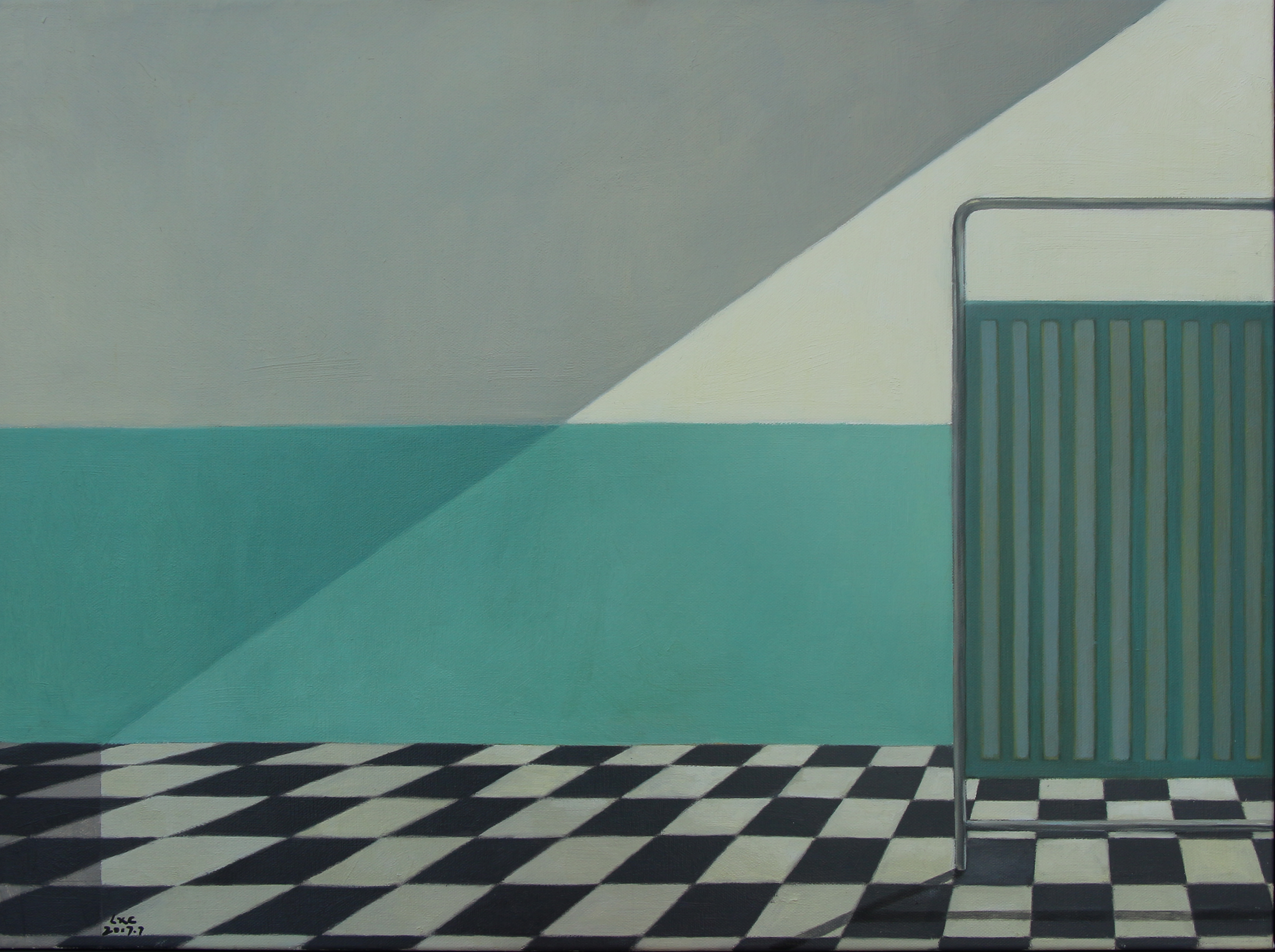 梁旭才《逝去无名》系列之九    布面油画60x90cm 2017年jpg.jpg