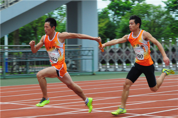 男子4x400米接力预赛