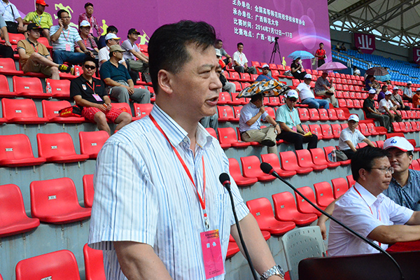 华中师范大学副校长彭南生教授致辞（本文配图由校办杨凯、大学生通讯社奉偲茗、蔡彬彬、陈明悦拍摄）