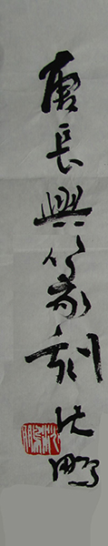 唐长兴篆刻——沈鹏（题字）