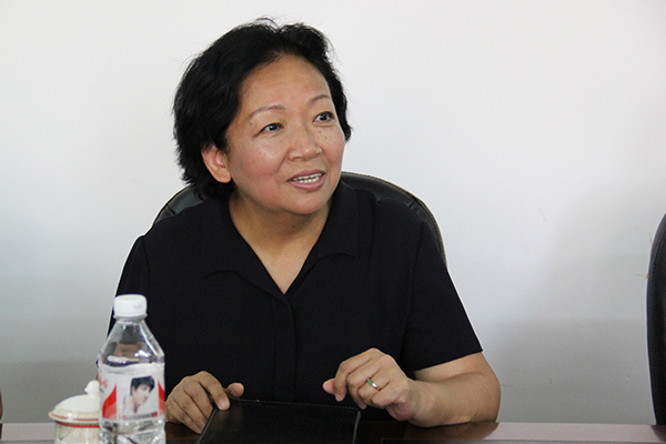 王枬书记积极回应学院提出来的意见