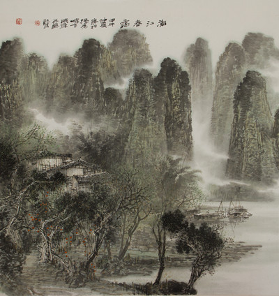 白晓军 漓江春霭