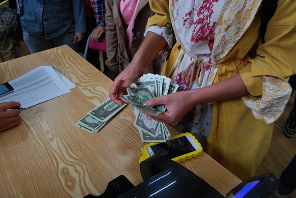 经济管理学院点钞大赛