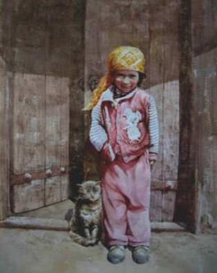 李嘉林老师的入选作品：《高原情》