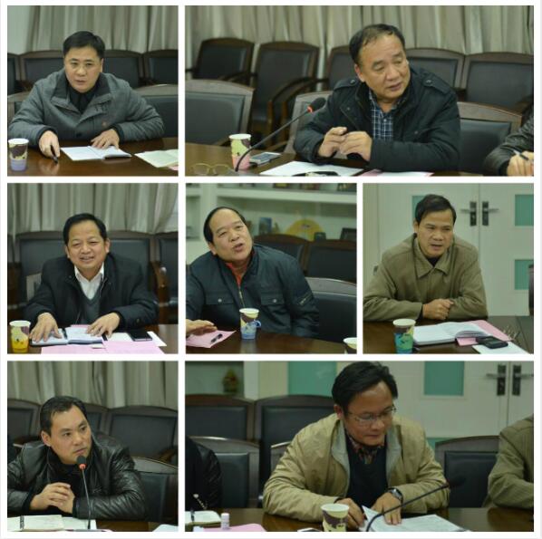 参会领导专家献言献策