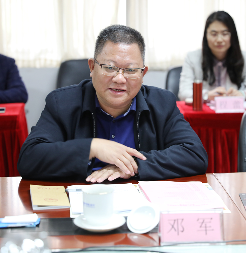 邓军书记,贺祖斌校长带队到区党委宣传部,区科技厅,人社厅,财政厅汇报
